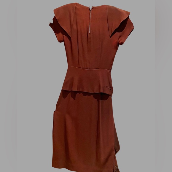 Flawless 1940’s vintage padded shoulder beaded dress - Picture 4 of 13